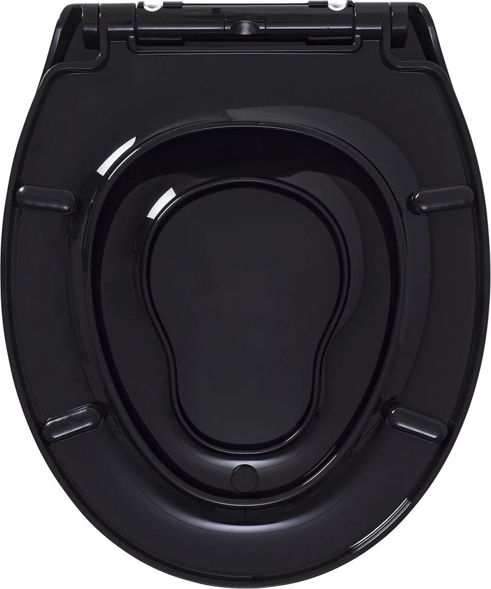 Tiger Tulsa - Toiletbril Met Deksel - WC Bril - Thermoplast Zwart 13 Tiger Tulsa - Toiletbril Met Deksel - WC Bril - Thermoplast Zwart - Afbeelding 11