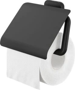 Tiger Carv - Toiletrolhouder Met Klep - Zwart -Badkamer Producten Winkel 1005x1200 1