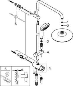 GROHE QuickFix Vitalio Joy 310 Regendouche - CoolTouch - Met Planchet - ø 31 Cm - Chroom 32 GROHE QuickFix Vitalio Joy 310 Regendouche - CoolTouch - Met Planchet - ø 31 Cm - Chroom -Badkamer Producten Winkel 1017x1200 1