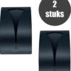 Handdoekhaak Set - RVS Zelfklevende Handdoekhaakjes - Handdoekhouder Badkamer - 2 Stuks - Zwart -Badkamer Producten Winkel 1017x1200 4