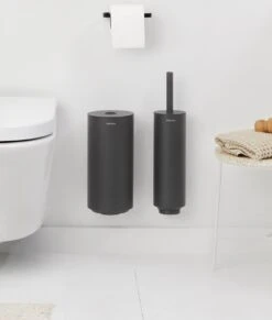 Brabantia MindSet Toiletaccessoires Set Van 3 - Mineral Infinite Grey -Badkamer Producten Winkel 1020x1200 3