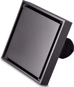 Moderne Doucheput Deksel - Verborgen Douche Afvoerputje - Roestvrij Staaldouche - Messing Afvoerputje - Industrieel - Mat Zwart Afvoerputje Douche - Deksel Afvoerput Douche - Mat Zwart -Badkamer Producten Winkel 1023x1200