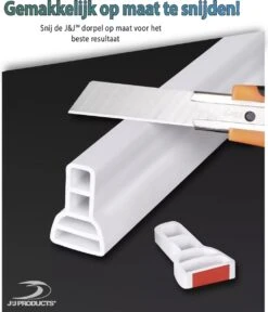 Merkloos Hoge Zelfklevende Waterkering Badkamer 100 Cm - Douchedorpel - Wateroverlast - Douchebak - Waterstopper - Sanitair Dorpel - Water - Douche - Badkamer - Schimmel Badkamer - Douche Kabine - Siliconen -Badkamer Producten Winkel 1030x1200 1