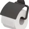 Tiger Tune - Toiletrolhouder Met Klep - Zwart Metaal Geborsteld / Zwart 1 Tiger Tune - Toiletrolhouder Met Klep - Zwart Metaal Geborsteld / Zwart -Badkamer Producten Winkel 1049x1200 3