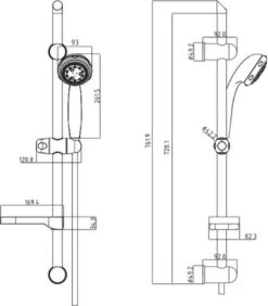SCHÜTTE Fresh Doucheset Met Handdouche - 76 Cm Glijstang - 8 Standen - Chroom -Badkamer Producten Winkel 1052x1200