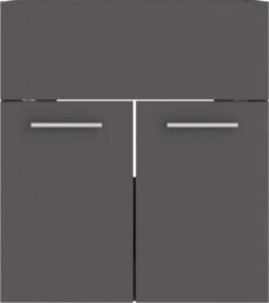 VidaXL Wastafelkast 41x38,5x46 Cm Spaanplaat Grijs -Badkamer Producten Winkel 1065x1200 2