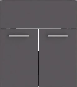 VidaXL Wastafelkast 41x38,5x46 Cm Spaanplaat Grijs -Badkamer Producten Winkel 1065x1200 3