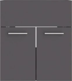 VidaXL Wastafelkast 41x38,5x46 Cm Spaanplaat Grijs -Badkamer Producten Winkel 1066x1200 4