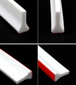 Lariwo Sanitair® Siliconen Waterkering Laag 200cm 200 Cm Wit Douche Douchebak Douchegordijn Wc Toilet Wasbak Waterstopper Waterdorpel Waterdrempel -Badkamer Producten Winkel 1068x1200 3