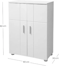 Nancy's Badkamerkast - Kolomkast - Badkamermeubel - Kast - Badkamermeubels -Badkamer Producten Winkel 1073x1200
