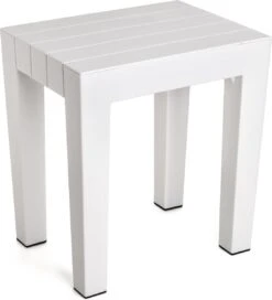 Badkamer Kruk / Douche Zitje Geheel Waterbestendig WIT /draagkracht Tot 130kg