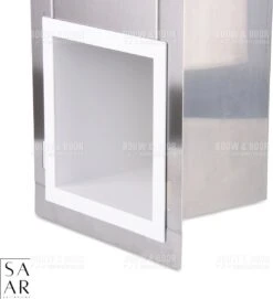 SAAR -Inbouw Toilet Reserve Rolhouder RVS - Met - MAT WIT - Inzetstuk , (uitneembaar) -72 X 20 X 13 Cm - Inbouwdiepte 12 Cm -Badkamer Producten Winkel 1093x1200 2