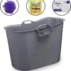 Zitbad Voor Volwassenen – 200L – Bath Bucket – Met Bruisballen – Grijs -Badkamer Producten Winkel 1097x1200