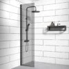Badplaats Douchewand Rizani 40 Cm X 200 Cm - Zwart – Getint Rookglas Inloopdouche 8 Mm Veiligheidsglas -Badkamer Producten Winkel 1099x1200 2