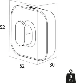 Tiger Carv - Handdoekhaak Groot - Zwart -Badkamer Producten Winkel 1106x1200 5