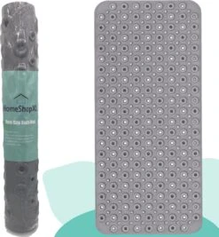 The Original - Douchemat Antislip - Grijs - 88x40cm - Antislipmat Badmat Voor Bad & Douche - Anti Slip Mat Met Zuignappen -Badkamer Producten Winkel 1112x1200 1