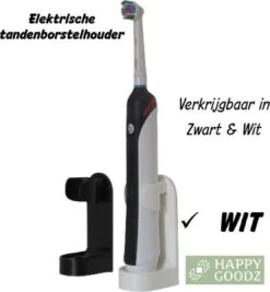 Crème Happy Goodz Shop 1 Stuk Kwalitatieve Elektrische Tandenborstelhouders WIT/Crème 1 Stuk Met Happy Goodz Installatiehandleiding - Geschikt Voor Oa Oral-B - Badkamer Accessoire - Zonder Boren- Met Alcoholdoekje -Badkamer Producten Winkel 1112x1200 4