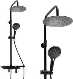 Doucheset - Met Douchemengkraan - En Regendouche - Zwart