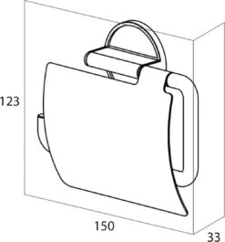 Tiger Tune Toiletaccessoires 3st. Incl. WC/Toilet Borstel, Rolhouder & Handdoekhaak - Messing/Zwart -Badkamer Producten Winkel 1118x1200 8