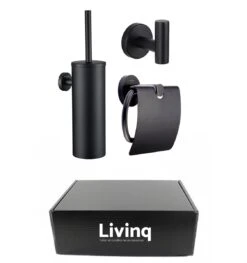 Toiletaccessoireset Zwart 3-delig - Luxe Toilet Set - Toiletborstel Met Houder - Toiletrolhouder Met Klep - Handdoekhaak 12 Toiletaccessoireset Zwart 3-delig - Luxe Toilet Set - Toiletborstel Met Houder - Toiletrolhouder Met Klep - Handdoekhaak -Badkamer Producten Winkel 1127x1200 5