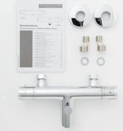 SCHÜTTE London Thermostatische Badkraan - Hartafstand 150 Mm - Chroom 27 SCHÜTTE London Thermostatische Badkraan - Hartafstand 150 Mm - Chroom -Badkamer Producten Winkel 1128x1200