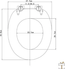 Happyment Antibacteriële Toiletbril - Met Softclose - Universeel - Toiletbrillen Met Kiezel Print - WC Bril - Toiletzitting -Badkamer Producten Winkel 1133x1200 4