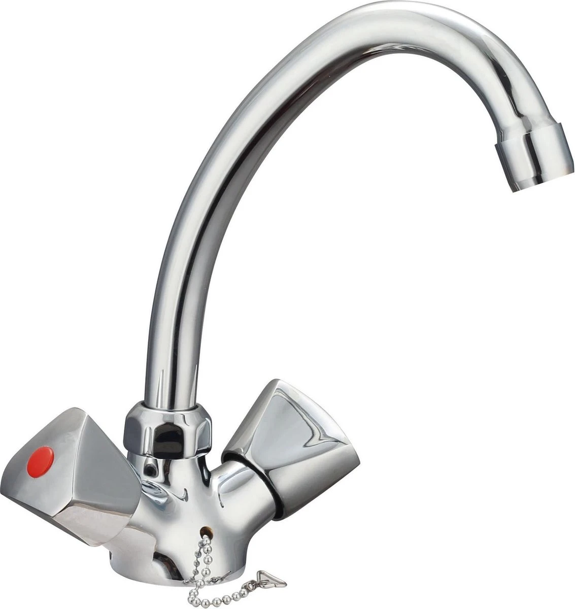 SCHÜTTE Carneo Wastafelkraan - Mengkraan - Met Waste - Chroom 3 SCHÜTTE Carneo Wastafelkraan - Mengkraan - Met Waste - Chroom