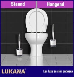 Lukana Siliconen WC Borstel Met Zeepdispenser - Hervulbaar - Vrijstaand Of Hangend - Sneldrogend, Hygiënisch & Antibacteriële Werking - Zonder Boren - Toilet Brush - Toiletborstel Houder - Lekbak 13 Lukana Siliconen WC Borstel Met Zeepdispenser - Hervulbaar - Vrijstaand Of Hangend - Sneldrogend, Hygiënisch & Antibacteriële Werking - Zonder Boren - Toilet Brush - Toiletborstel Houder - Lekbak -Badkamer Producten Winkel 1162x1200 9