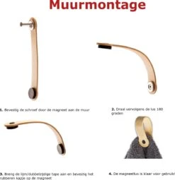 Brute Strength - Leren Magneet Theedoekhaak - Zwart - 2 Stuks - Ophanghaakje - Keukendoekhaakje - Handdoekhaakje - Handdoeklus - Handdoekhanger - Handdoekhaak - Magnetisch -Badkamer Producten Winkel 1164x1200 4
