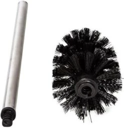 Merkloos Universele Toilet Borstel Zwart Met Handgreep RVS - Wc Borstel - Toiletborstel - Set Van 2 -Badkamer Producten Winkel 1164x1200 5