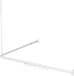 Sealskin - Easy Roll Douchegordijnstangset - 90x90x90 Cm - Wit -Badkamer Producten Winkel 1165x1200 1