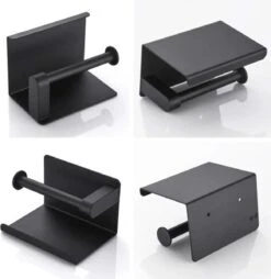 Toiletrolhouder - Wc Rol Houder Met Plankje - Inclusief Haakje - RVS - Waterbestendig - Zwart - Rheme 24 Toiletrolhouder - Wc Rol Houder Met Plankje - Inclusief Haakje - RVS - Waterbestendig - Zwart - Rheme -Badkamer Producten Winkel 1166x1200 11