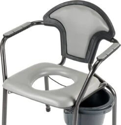 Toiletstoel Grijs Met Comfortabele Zitting En Emmer Met Deksel - Postoel - WC Stoel -Badkamer Producten Winkel 1166x1200 7