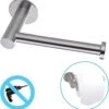 Sanics WC Rolhouder Zonder Boren - Toiletrolhouder Zelfklevend - Closetrolhouder Zilver/RVS -Badkamer Producten Winkel 1172x1200 3