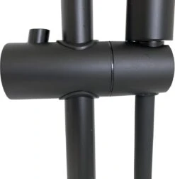 4bathroomz® Luxe Douchekolom Regendouche 20 Cm - Zwart -Badkamer Producten Winkel 1175x1200 1