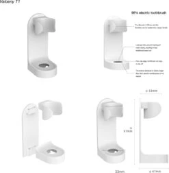 Merkloos Elektrische Tandenborstelhouder - Wit -Badkamer Producten Winkel 1175x1200 11