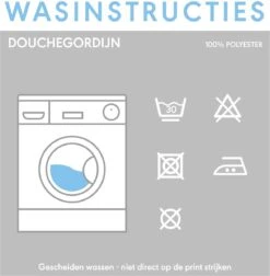 Sealskin Madeira Douchegordijn 120x200 Cm - Polyester - Zand -Badkamer Producten Winkel 1178x1200 8