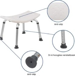 Life&Home Douchekruk - 6 Hoogtes - Douchestoel - Handgrepen - Max 130 Kg - Douchekophouder -Badkamer Producten Winkel 1179x1200 11