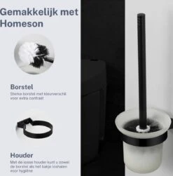 Homeson WC Borstel Houder - WC-borstel Houder - WC Borstel - Toiletborstel - Toiletborstel Houder - Toilet Borstel Houder - WC Borstel Met Houder - WC Borstel Zwart - WC Borstel Muur - WC Borstel Houder Hangend -Badkamer Producten Winkel 1183x1200 6