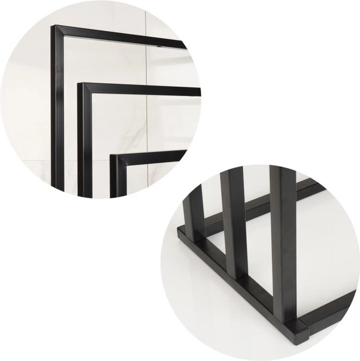 Badkamerhanger Handdoekenrek 3 Armen Zwart 7 Badkamerhanger Handdoekenrek 3 Armen Zwart - Afbeelding 5