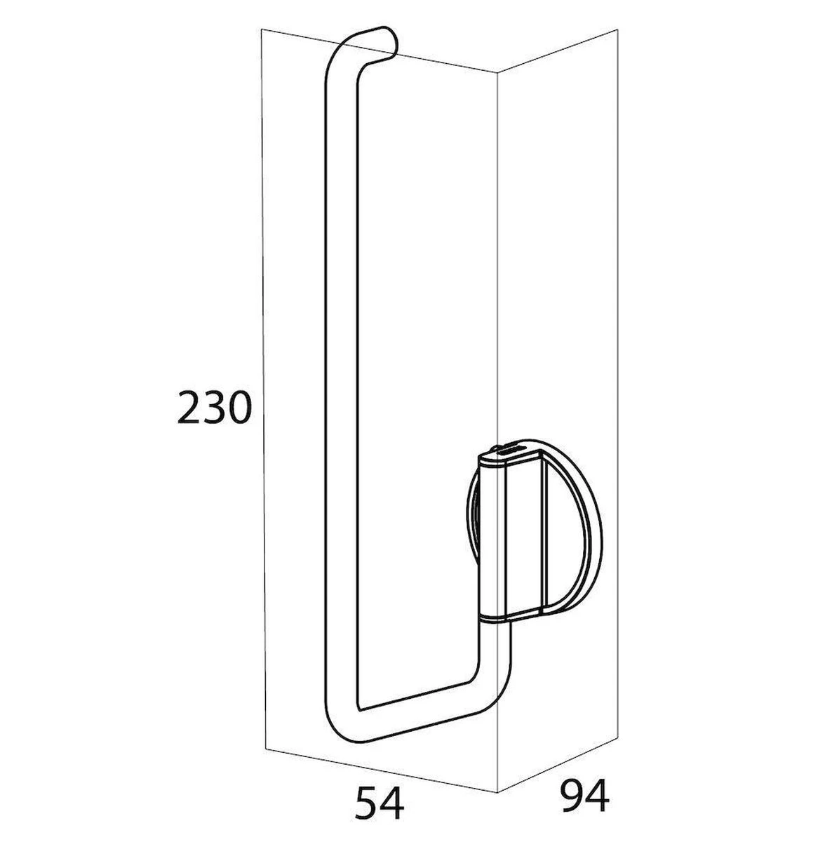 Tiger Tune - Reserverolhouder - Messing Geborsteld / Zwart 11 Tiger Tune - Reserverolhouder - Messing Geborsteld / Zwart - Afbeelding 9