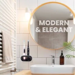 Lenga Tandenborstelhouder - Elektrische Tandenborstel Houder - Dubbele Tandenborstel Houder - Tandenborstel Houder Zwart -Badkamer Producten Winkel 1197x1200 26