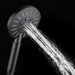 Tiger Tyne Doucheset - Regendouche Ø 22,5 Cm - Handdouche Ø 12 Cm - 3 Standen - Mat Zwart -Badkamer Producten Winkel 1199x1200 3