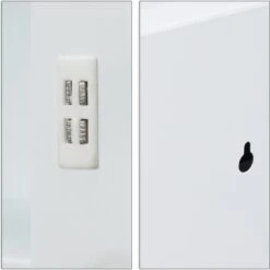 Relaxdays Medicijnkastje Afsluitbaar - Medicatiekastje - Badkamerkast Medicijnen - Wit -Badkamer Producten Winkel 1199x1200 6