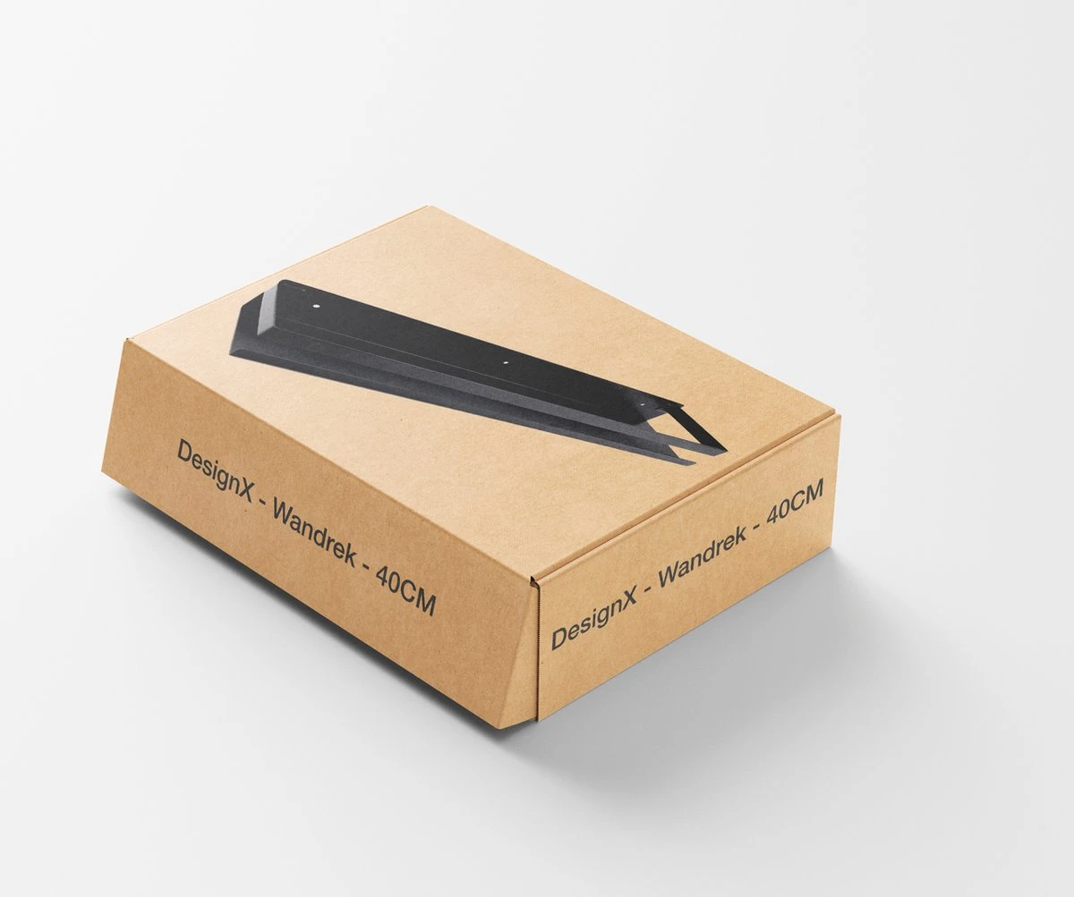 DesignX - Doucherek Zwart Hangend - 40CM Kruidenrek Keukenrek Ophangbaar - Caddy - Planchet - Wandrek Industrieel - Badkamer - Keuken 8 DesignX - Doucherek Zwart Hangend - 40CM Kruidenrek Keukenrek Ophangbaar - Caddy - Planchet - Wandrek Industrieel - Badkamer - Keuken - Afbeelding 6