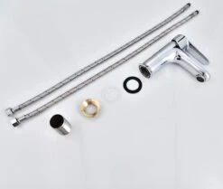 Inspire Badkamer Kraan Zilver Inclusief Aansluitingen - Wastafel Kraan - Zilver -Badkamer Producten Winkel 1200x1013