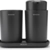 Brabantia ReNew Badkameraccessoires Set - 3-delig - Dark Grey -Badkamer Producten Winkel 1200x1024 5