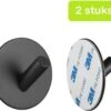 Handdoekhaakjes Zelfklevend - Zwart - Haakjes Handdoek 2st - Badkamer & Keuken -Badkamer Producten Winkel 1200x1027 2