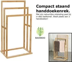 Merkloos Decopatent® Handdoekrek - Vrijstaand Handdoekenrek Voor In Badkamer - Handdoekrek - Bamboe Hout - Handdoek - Droogrek Met 3 Armen 18 Merkloos Decopatent® Handdoekrek - Vrijstaand Handdoekenrek Voor In Badkamer - Handdoekrek - Bamboe Hout - Handdoek - Droogrek Met 3 Armen -Badkamer Producten Winkel 1200x1030 1