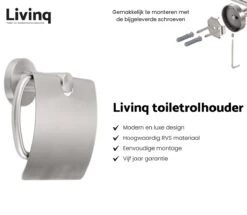 Toiletaccessoireset RVS 4-delig - Luxe Toilet Set - Toiletborstel Met Houder - Toiletrolhouder Met Klep - Reserverolhouder - Handdoekhaak - Zilver - Toiletset 11 Toiletaccessoireset RVS 4-delig - Luxe Toilet Set - Toiletborstel Met Houder - Toiletrolhouder Met Klep - Reserverolhouder - Handdoekhaak - Zilver - Toiletset -Badkamer Producten Winkel 1200x1044 3